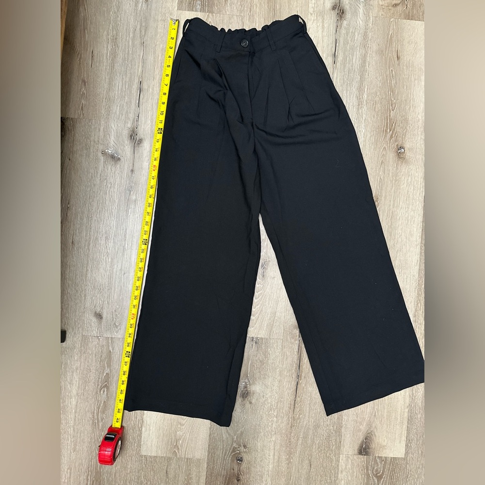 Apero Black Wide Leg Maternity Pants - Picture 9 of 10